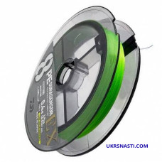 Шнур Daiwa PE Dura Sensor 8EX LGM #0,4 диаметр 0,104мм размотка 200м светло-зелёный